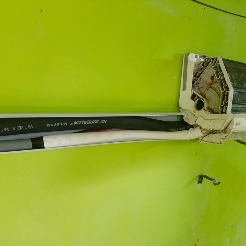 Indoor Unit installation and wiring works